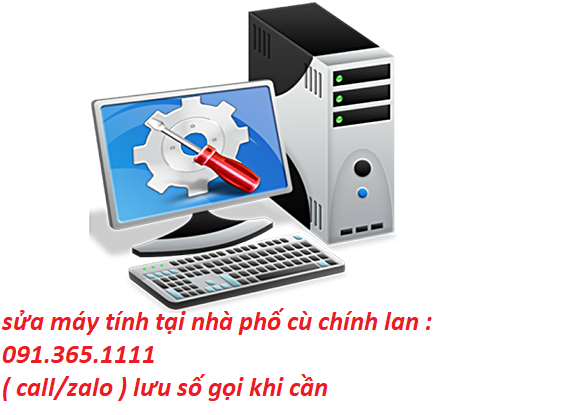 sửa máy tính tại cù chính lan sửa máy tính tại cù chính lan