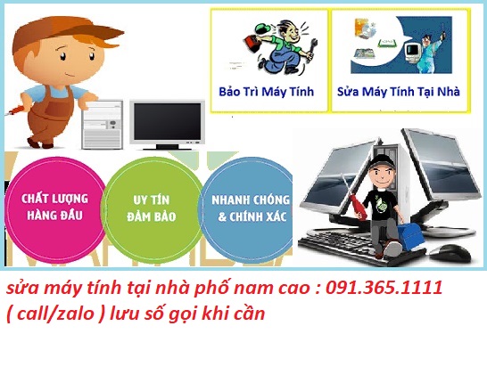 sửa máy tính phố nam cao sửa máy tính phố nam cao