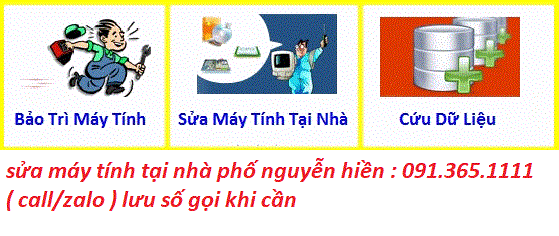 sửa máy tính phố nguyễn hiền sửa máy tính phố nguyễn hiền