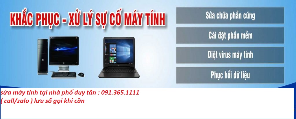 sửa máy tính tại duy tân sửa máy tính tại duy tân
