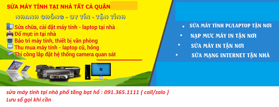 sửa máy tính tại tăng bạt hổ sửa máy tính tại tăng bạt hổ
