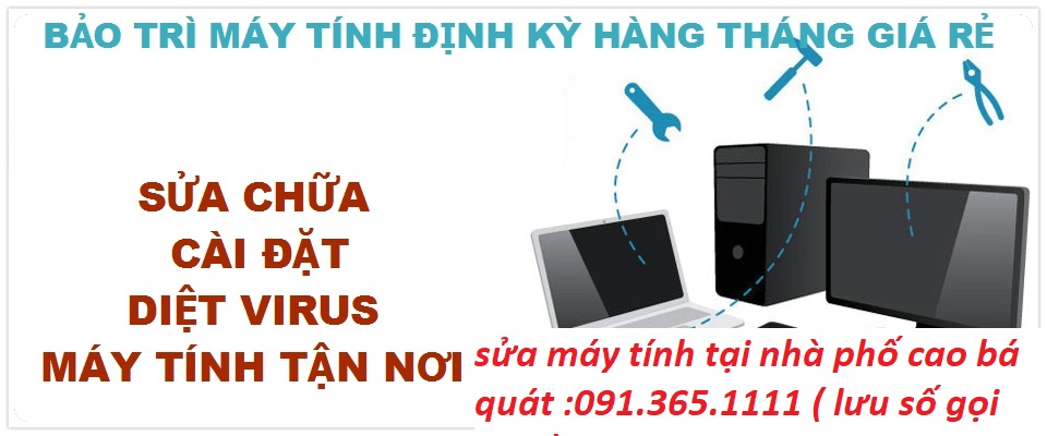 sửa máy tính phố cao bá quát sửa máy tính phố cao bá quát