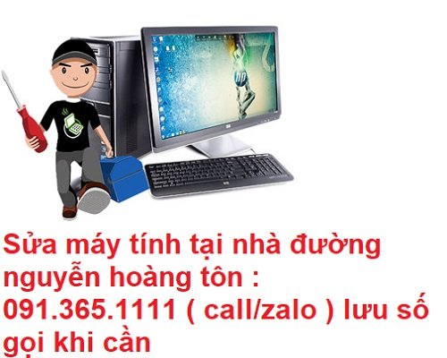 sửa máy tính tại nhà nguyễn hoàng tôn