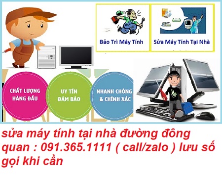 sửa máy tính đường đông quan sửa máy tính đường đông quan