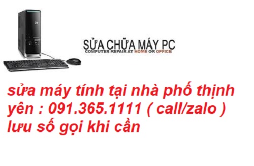 sửa máy tính tại nhà thịnh yên sửa máy tính tại nhà thịnh yên