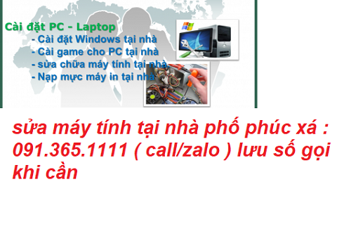 sửa máy tính tại phố phúc xá sửa máy tính tại phố phúc xá
