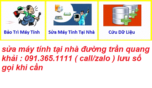 sửa máy tính trần quang khải sửa máy tính trần quang khải