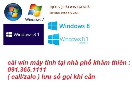 cài win máy tính tại phố khâm thiên cài win máy tính tại phố khâm thiên