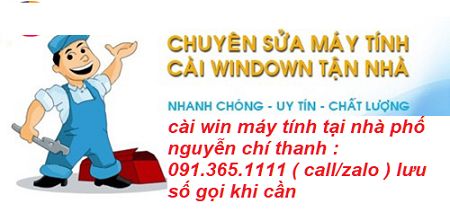 cài win phố nguyễn chí thanh cài win phố nguyễn chí thanh