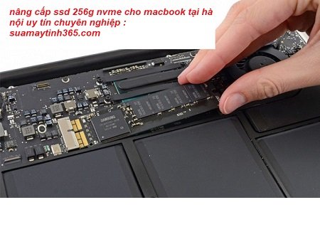 nâng cấp ô cứng ssd 256g nvme cho macbook