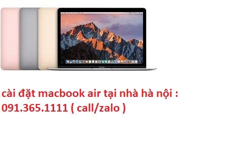 cài đặt macbook air tại hà nội giá rẻ