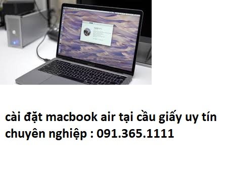 cài đặt macbook air tại cầu giấy giá rẻ