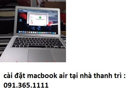 cài đặt macbook air tại thanh trì