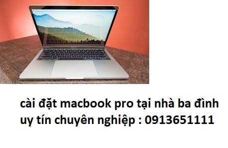 cài đặt macbook pro tại nhà ba đình