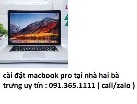 cài đặt macbook pro tại nhà hai bà trưng giá rẻ
